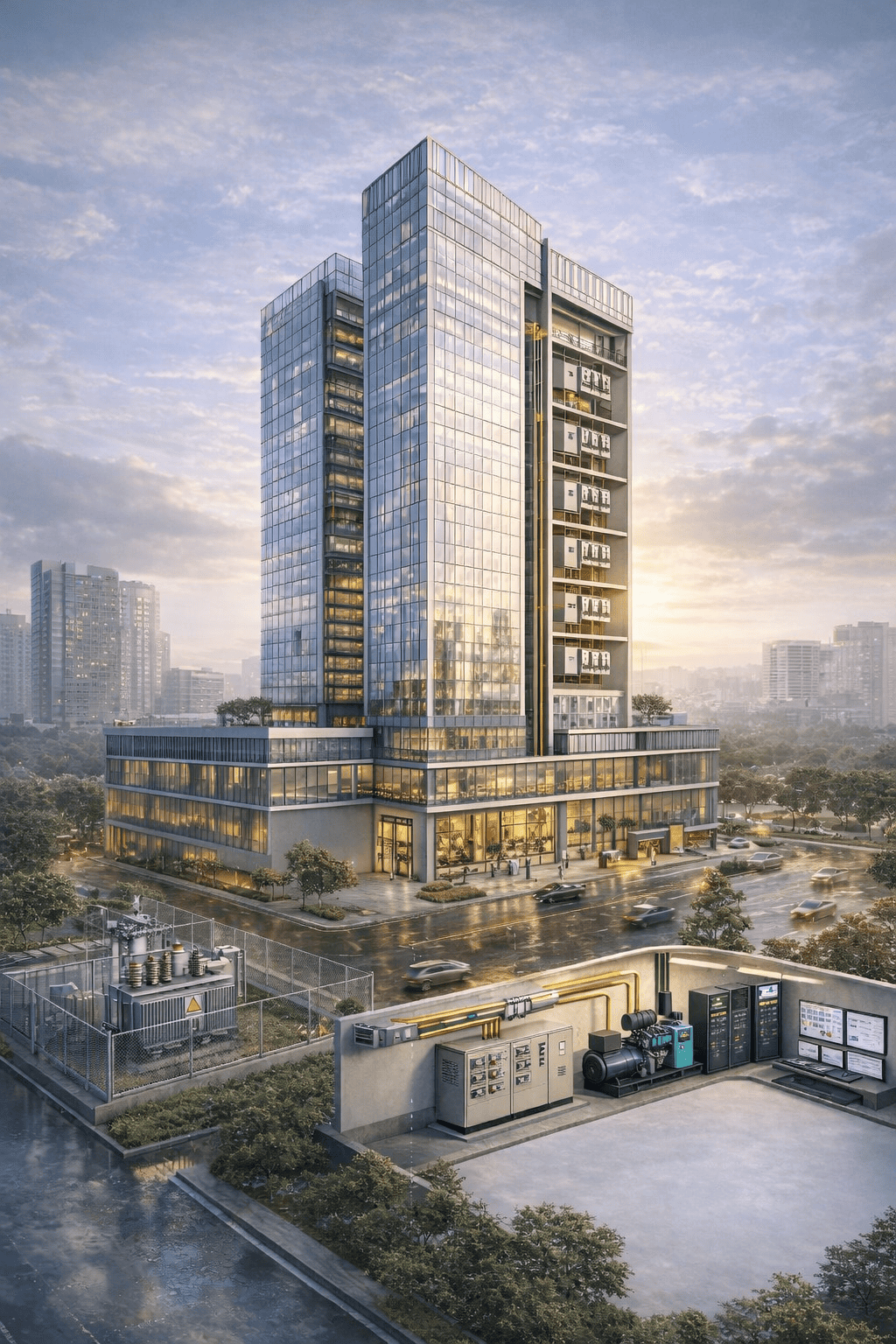 hệ thống điện tòa nhà