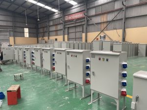 tủ điện thi công